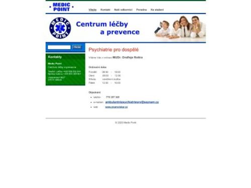 Psychiatrická ambulance - MUDr. Ondřej Rotter