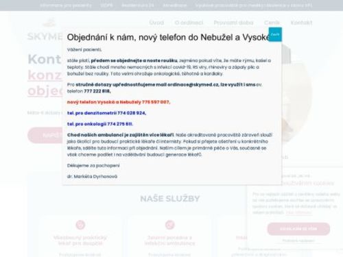 Jaterní poradna a infekční ambulance Skymed- MUDr. Markéta Dyrhonová, Ph.D.
