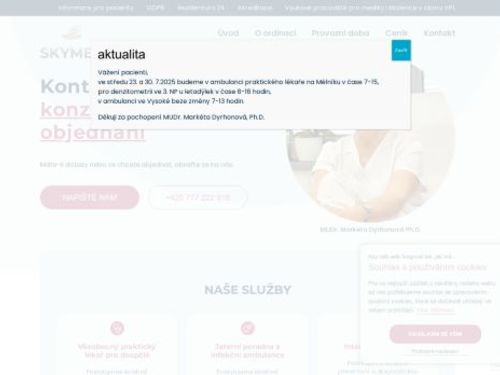 Ambulance klinické onkologie Skymed - MUDr. Peter Papp