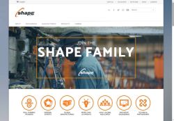 Webové stránky Shape Corp. Czech Republic, s.r.o., Nýřany