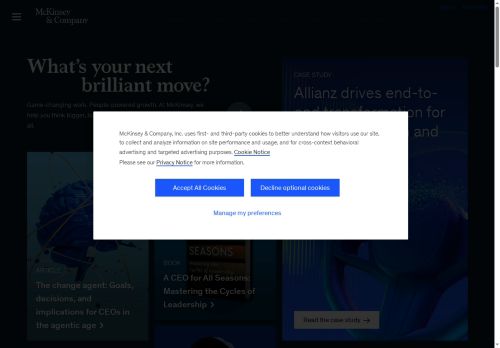McKinsey & Company, Inc. Prague - organizační složka nabízí práci na pozici Technici uživatelské podpory informačních a komunikačních technologií v obci Praha
