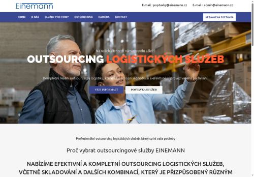 EINEMANN s.r.o. nabízí práci na pozici Skladníci, obsluha manipulačních vozíků v obci Praha