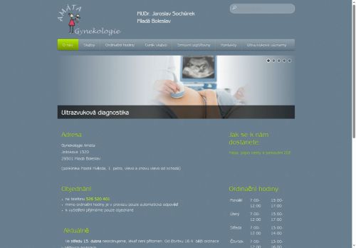 Zobrazit webové stránky Gynekologie Amáta - MUDr. Jaroslav Sochůrek