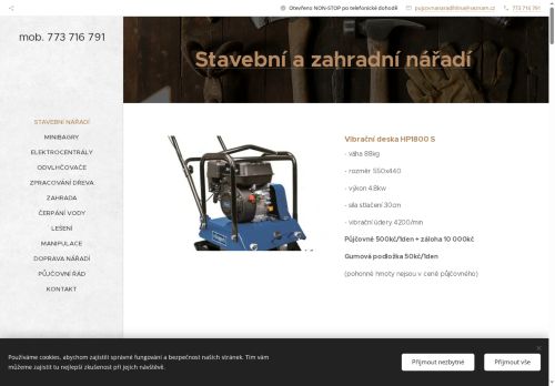 Zobrazit webové stránky Půjčovna nářadí Hlína