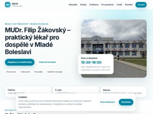 Praktický lékař pro dospělé - MUDr. Filip Žákovský