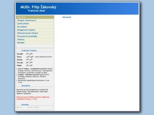 Praktický lékař pro dospělé - MUDr. Filip Žákovský