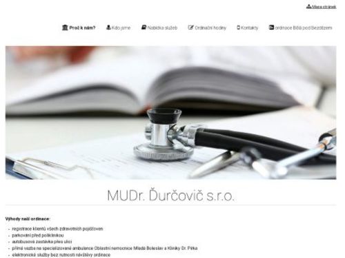 Praktický lékař pro dospělé - MUDr. Jaroslav Ďurčovič