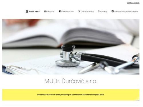 Praktický lékař pro dospělé - MUDr. Jaroslav Ďurčovič