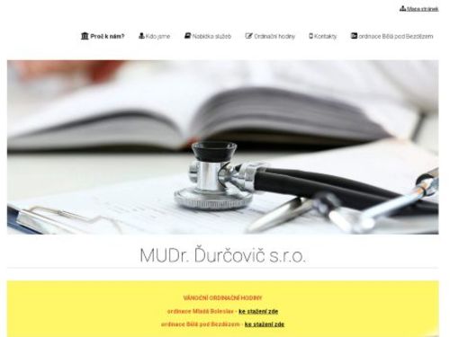 Praktický lékař pro dospělé - MUDr. Jaroslav Ďurčovič