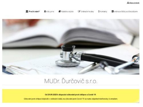 Praktický lékař pro dospělé - MUDr. Jaroslav Ďurčovič