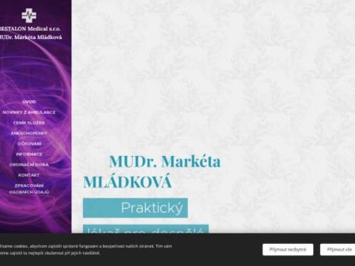 Praktický lékař pro dospělé RESTALON Medical s.r.o. - MUDr. Markéta Mládková