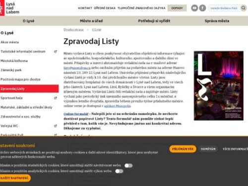 Zpravodaj Listy