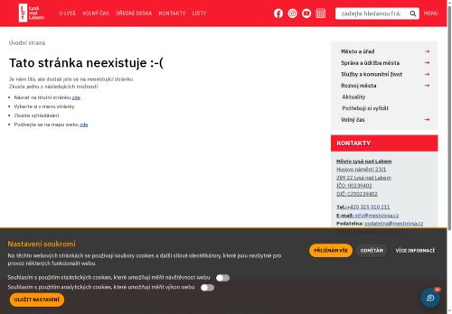 Zobrazit webové stránky Listy - Lysá nad Labem