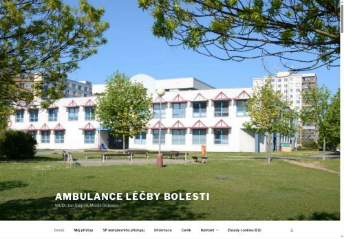 Zobrazit webové stránky Ambulance léčby bolesti - MUDr. Jan Štěpán