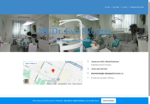 Zobrazit webové stránky Stomatologická ordinace - MUDr. Eva Skoupá