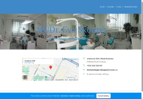 Zobrazit webové stránky Stomatologická ordinace - MUDr. Eva Skoupá