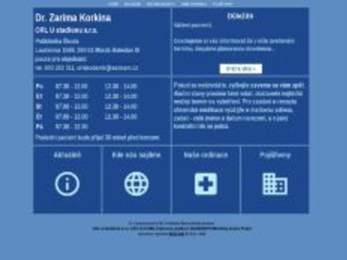 ORL ambulance - MUDr. Martin Vedral (Poliklinika U Stadionu)
