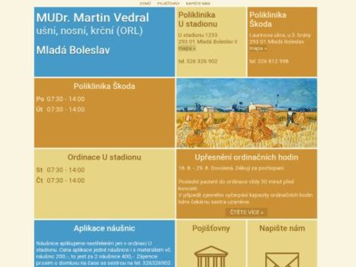 ORL ambulance - MUDr. Martin Vedral (Poliklinika Škoda)