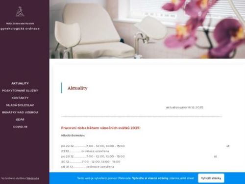 Gynekologická ambulance - MUDr. Dobroslav Koutník, MUDr. Eva Homolková