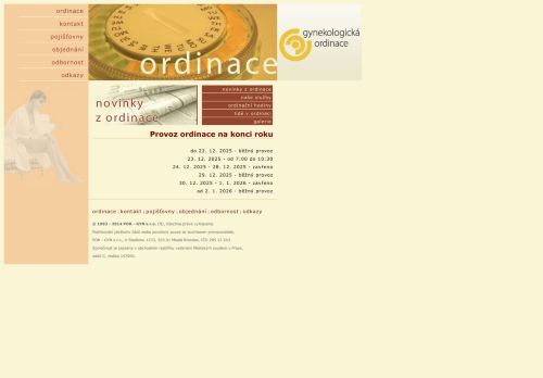 Zobrazit webové stránky Gynekologie POR - GYN, s.r.o. - MUDr. Zdeňka Trhoňová
