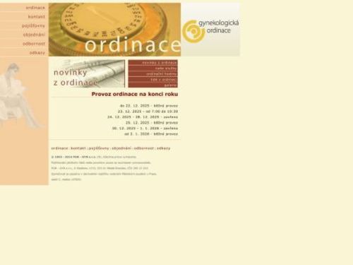 Gynekologie POR - GYN, s.r.o. - MUDr. Zdeňka Trhoňová