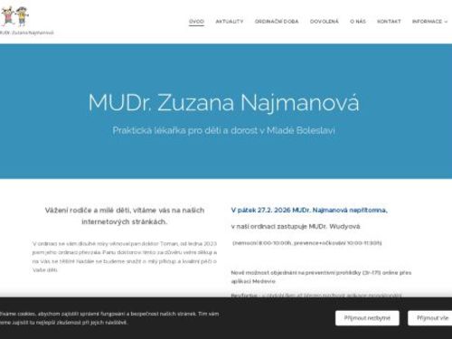 Praktický lékař pro děti a dorost - MUDr. Zuzana Najmanová