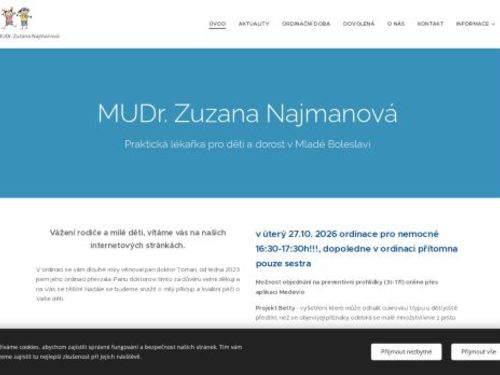 Praktický lékař pro děti a dorost - MUDr. Zuzana Najmanová