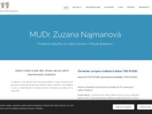 Praktický lékař pro děti a dorost - MUDr. Zuzana Najmanová