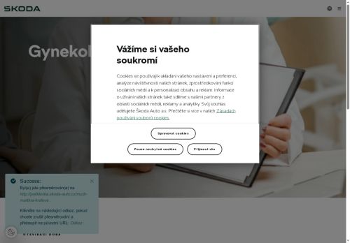 Zobrazit webové stránky Gynekologie ŠKO - GYN s.r.o. - MUDr. Martina Králová