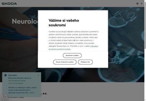 Zobrazit webové stránky Neurologická ambulance Oblastní nemocnice MB - MUDr. Martin Koutný (ordinace: Poliklinika Škoda)