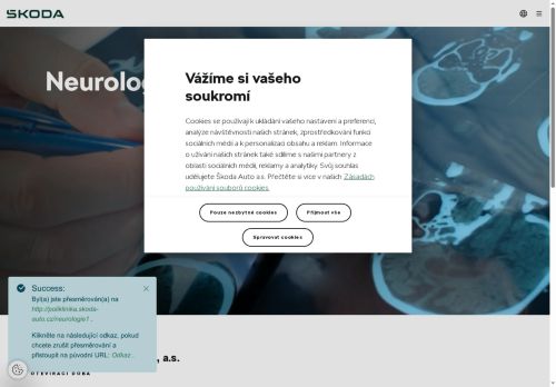 Zobrazit webové stránky Neurologická ambulance Oblastní nemocnice MB - MUDr. Martin Koutný (ordinace: Poliklinika Škoda)
