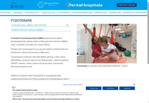 Zobrazit webové stránky Fyzioterapie Klinika Dr. Pírka