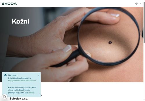 Zobrazit webové stránky Kožní ambulance Mladá Boleslav s.r.o. - MUDr. Jelena Kepková