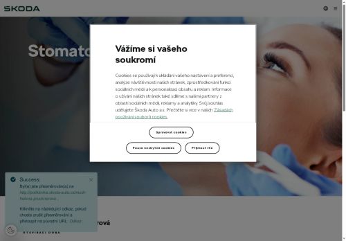 Zobrazit webové stránky Stomatologická ordinace - MUDr. Helena Prücknerová