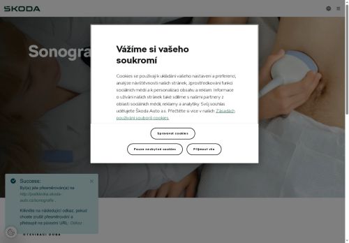 Zobrazit webové stránky Sonografie (ultrazvuk) - Poliklinika Škoda - MUDr. Miloš Pavlíček