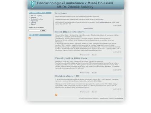 Endokrinologická ambulance - MUDr. Zdeněk Sušický