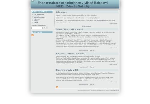 Zobrazit webové stránky Endokrinologická ambulance - MUDr. Zdeněk Sušický
