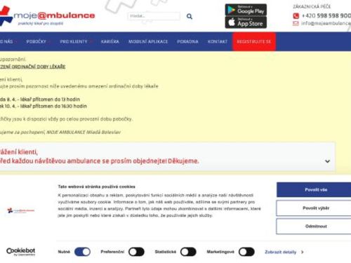 Praktický lékař pro dospělé MOJE AMBULANCE