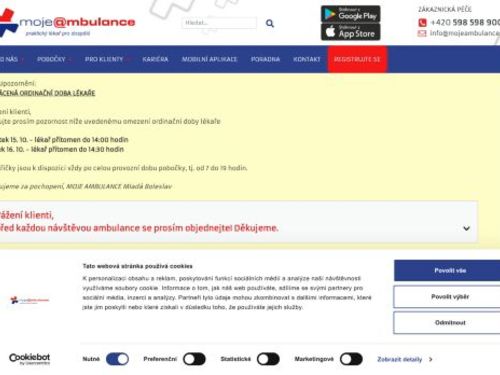 Praktický lékař pro dospělé MOJE AMBULANCE