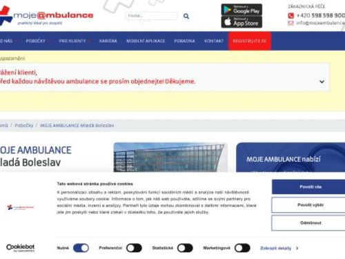 Praktický lékař pro dospělé MOJE AMBULANCE