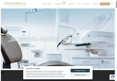 Zobrazit webové stránky Centrum stomatologie Dent Pro Medical s.r.o. - MDDr. Jana Herinková, MUDr. et MUDr. Miloš Straka, MDDr. Martina Nastoupilová, Dis., MDDr. Tereza Bečvaříková