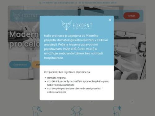 Zubní ordinace FOXDENT - MDDr. Tereza Schánilcová, MDDr. Veronika Hlavatá, MDDr. Kateřina Čermáková, MDDr. František Lederer