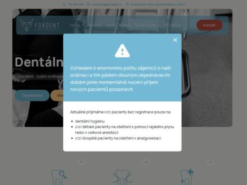 Zubní ordinace FOXDENT - MDDr. Tereza Schánilcová, MDDr. Veronika Hlavatá, MDDr. Kateřina Čermáková, MDDr. František Lederer