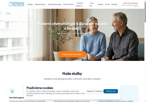 Zobrazit webové stránky Stomatologie Buveus - Dr. Oleksandr Dubanovskyi, Dr. Anna Kitaieva