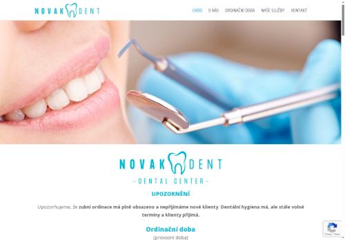Zobrazit webové stránky Stomatologie NovakDent - MUDr. Jaroslav Novák