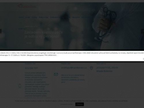 Kardiologická ambulance CardioVasc - MUDr. Petra Indruchová