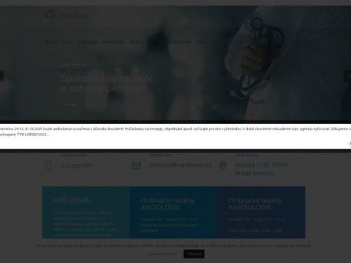 Angiologická ambulance CardioVasc - MUDr. Tomáš Indruch
