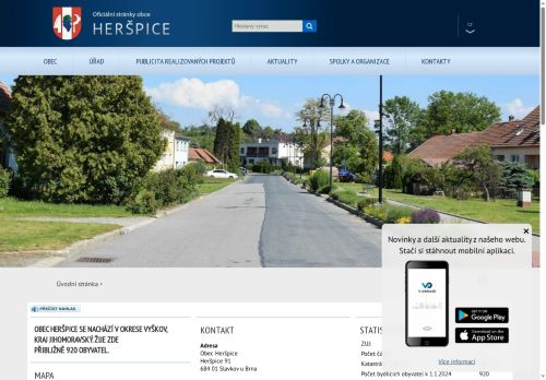 Obec Heršpice nabízí práci na pozici Účetní v obci Heršpice