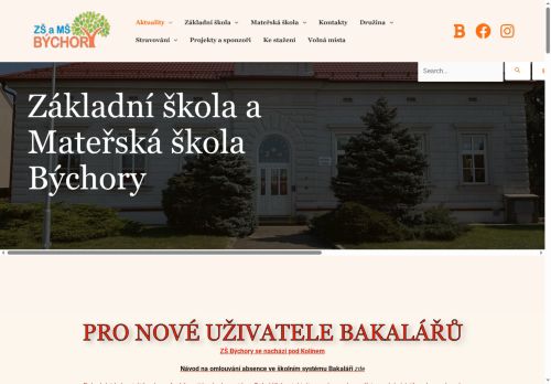 Základní škola a Mateřská škola Býchory, okres Kolín, příspěvková organizace nabízí práci na pozici Učitel/ka anglického jazyka na základní škole pro 1. i 2. stupeň v obci Býchory