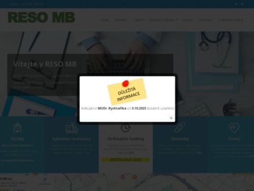 Ortopedická a chirurgická ordinace RESO MB